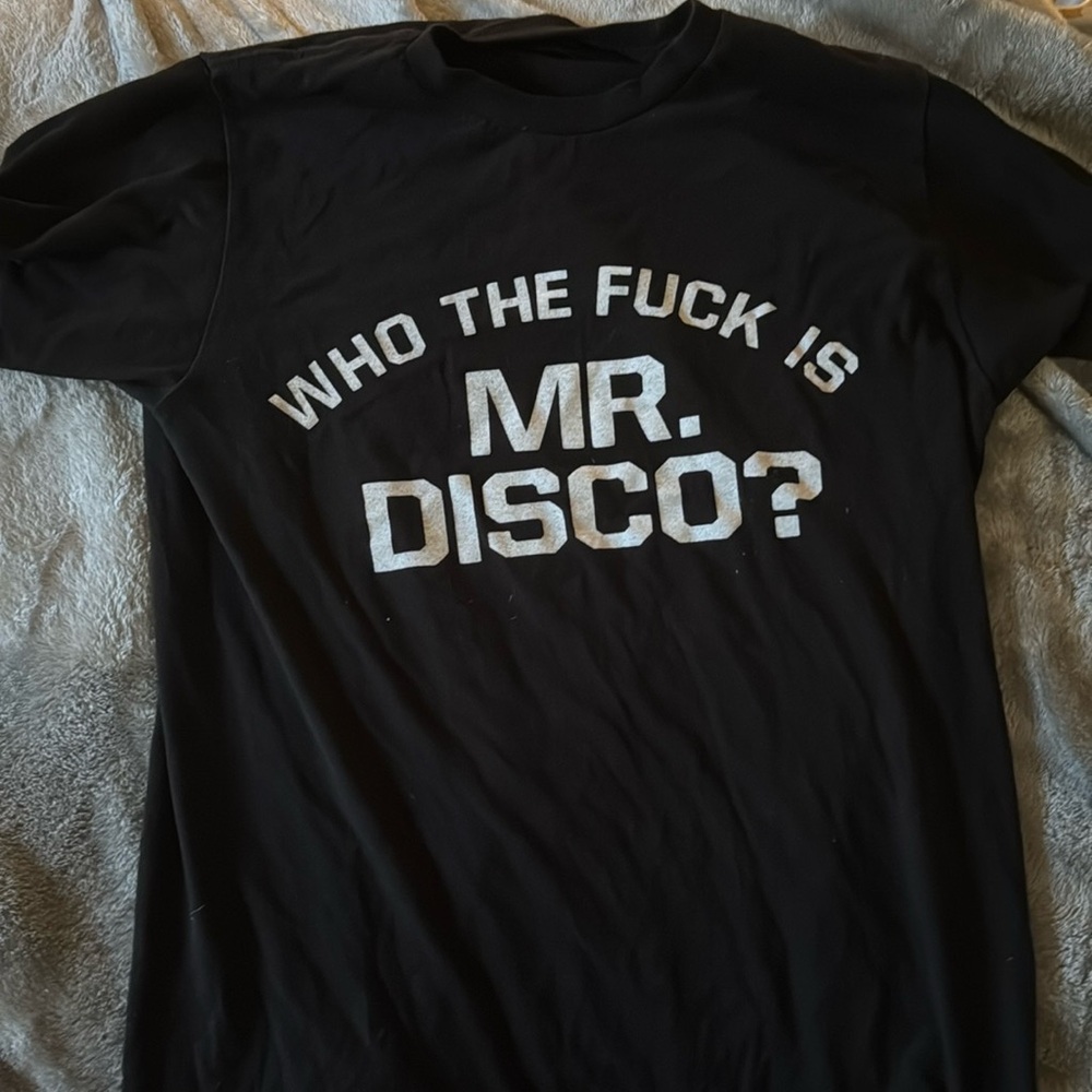 Panic! At the Disco inspired shirt. Who the F is Mr Disco?